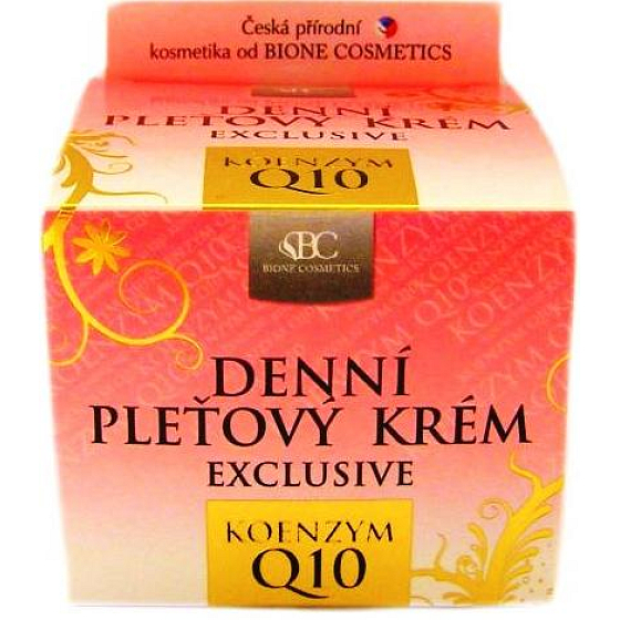 Bione Cosmetics Exclusive & Q10 denní pleťový krém pro všechny typy pleti 50 ml