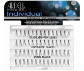 Ardell Duralash Naturals umělé nalepovací trsy 56 jednotlivých černých řas v délce 13 - 14 mm