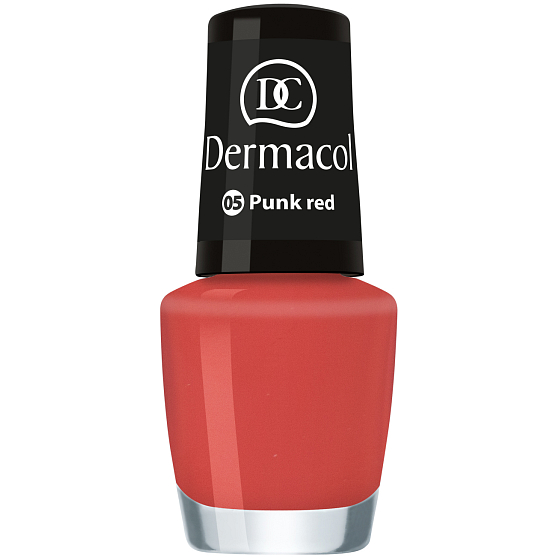 Dermacol Nail Polish Mini Summer Collection lak na nehty 05 Punk Red 5 ml
