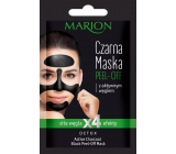 Marion Detox Black Peel Off z aktywnym węglem drzewnym i ekstraktem z lukrecji do oczyszczania porów maska peel-off 6 g