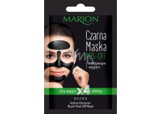 Marion Detox Black Peel Off z aktywnym węglem drzewnym i ekstraktem z lukrecji do oczyszczania porów maska peel-off 6 g