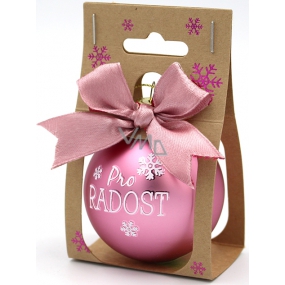 Nekupto Vánoční koule Pro Radost 11 x 6 cm