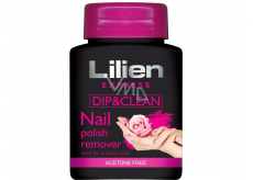 Lilien Express Quick & Easy bezacetonowy zmywacz do paznokci z gąbeczką 75 ml