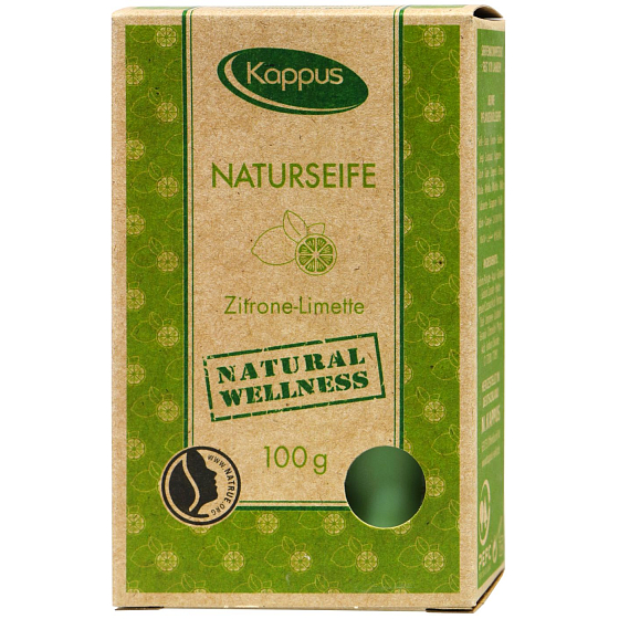 Kappus Natural Wellness Cytryna & Limetka certyfikowane naturalne mydło 100 g
