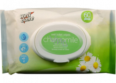 Well Done Wet Toilet Wipes Chamomile nawilżane chusteczki toaletowe z rumiankiem 60 sztuk