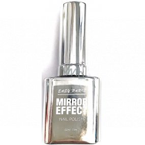 Moje Zrcadlový efekt lak na nehty Stříbrný 13 ml