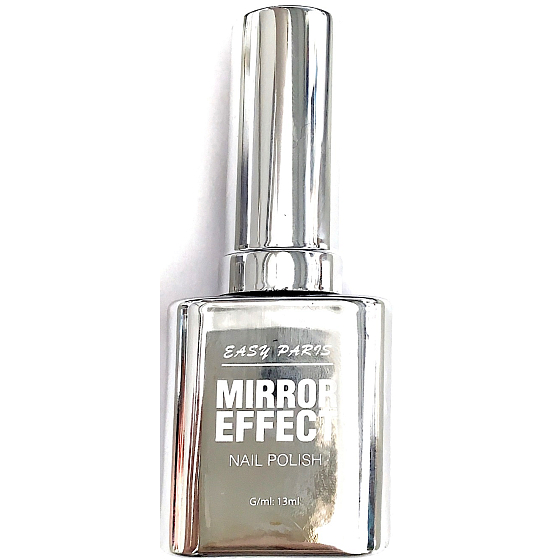Moje Zrcadlový efekt lak na nehty Stříbrný 13 ml