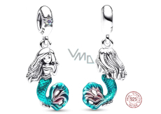 Charm Srebrna 925 Disney Mała syrenka - Ariel, zawieszka na bransoletkę