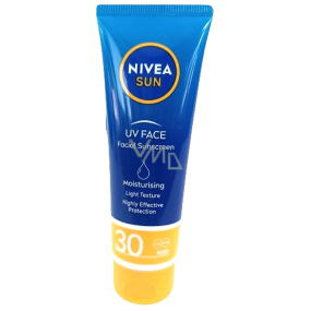Nivea Sun UV Face OF 30 nawilżający krem do opalania 50 ml