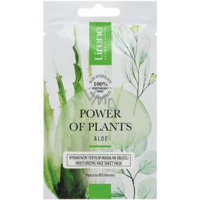 Lirene Power of Plants Maska nawilżająca z aloesem 17 g