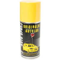 Kwasny Auto-K Color Škoda, oryginalny lak samochodowy w sprayu, 6200 żółć chromowa, 150 ml