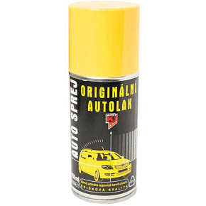 Kwasny Auto-K Color Škoda, oryginalny lak samochodowy w sprayu, 6200 żółć chromowa, 150 ml