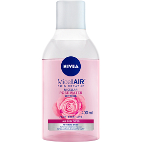 Nivea MicellAIR dwufazowa woda micelarna z różaną wodą, 400 ml