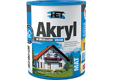 Het Akryl Mat uniwersalna farba do drewna i metalu, 0100 biały, 700 g