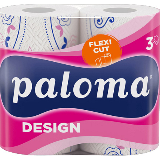 Paloma 3-warstwowe ręczniki papierowe Design & Flexi, 2 szt., 16 m