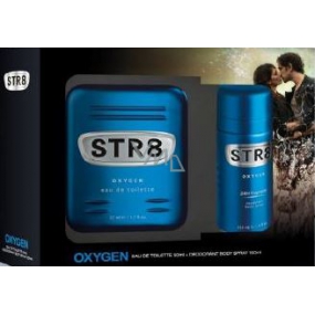 Str8 Oxygen toaletní voda 50 ml + deodorant sprej 150 ml, dárková sada Str8 Oxygen toaletní voda 50 ml + deodorant sprej 150 ml, dárková sada