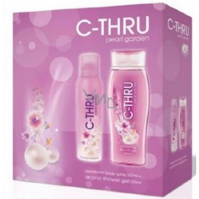C-Thru Pearl Garden deodorant 150 ml + sprchový gel 250 ml, pro ženy kosmetická sada