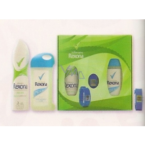 Rexona Aloe Vera antiperspirant sprej + 2v1 sprchový gel + Hodinky, kosmetická sada