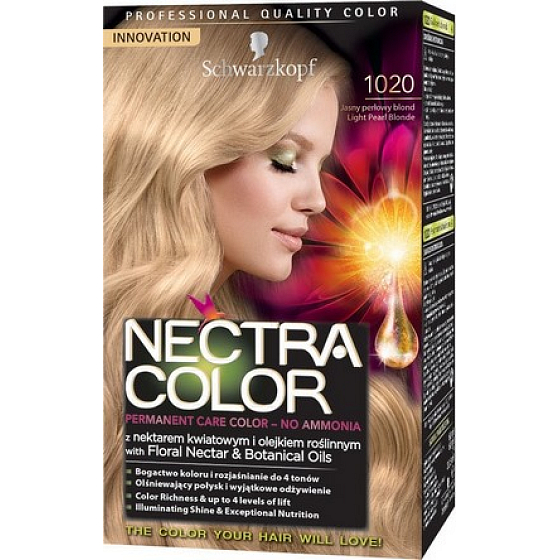 Schwarzkopf Nectra Color barva na vlasy 1020 Světlá perleťově plavá