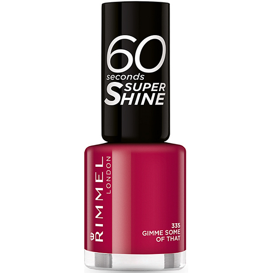 Rimmel London 60 Seconds Super Shine Nail Polish lak na nehty 335 Gimme Some Of That 8 ml