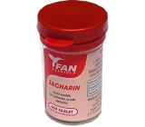 Fan Sacharin Sztuczny słodzik 160 tabletek w dózie 10 g