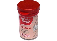 Fan Sacharin Sztuczny słodzik 160 tabletek w dózie 10 g