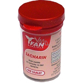 Fan Sacharin Sztuczny słodzik 160 tabletek w dózie 10 g