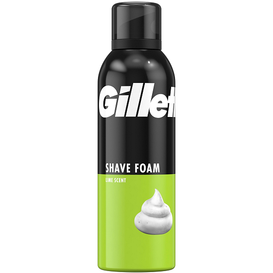 Gillette Classic Cytrynowo-Limonkowa pianka do golenia dla mężczyzn 200 ml