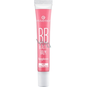 Essence BB Beauty Balm Lipgloss lesk na rty 02 Shh, Just Kiss Me 12 ml