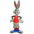 Disney Looney Tunes Bugs Bunny 3D koupelový a sprchový gel pro děti 200 ml