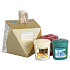 Yankee Candle Zimní zázrak + Perník s polevou + Zledovatělý modrý smrk vonná svíčka votivní 49 g x 3 kusy vánoční dárková sada