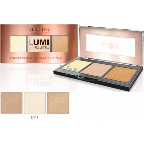 Revers Lumi Strobing Professional Highlighter Palette paletka rozjasňovačů 03 12,5 g Revers Lumi Strobing Professional Highlighter Palette paletka rozjasňovačů 03 12,5 g