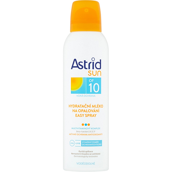 Astrid Sun Easy OF10 hydratační mléko na opalování sprej 150 ml