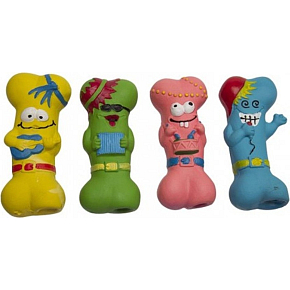 Trixie Latex Kost hudebníci pískací hračka pro psy 14 cm různé barvy