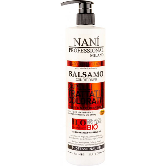 Naní Professional Milano kondicionér pro barvené a poškozené vlasy 500 ml