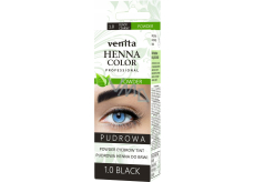 Venita Henna Color Powder barwnik do brwi 1.0 Czarny 4 g