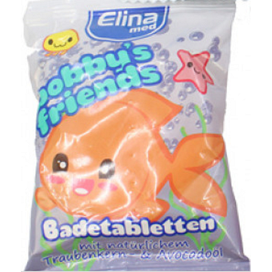 Elina Med Bobbys Friends Ryba šumivá tableta do koupele 40 g
