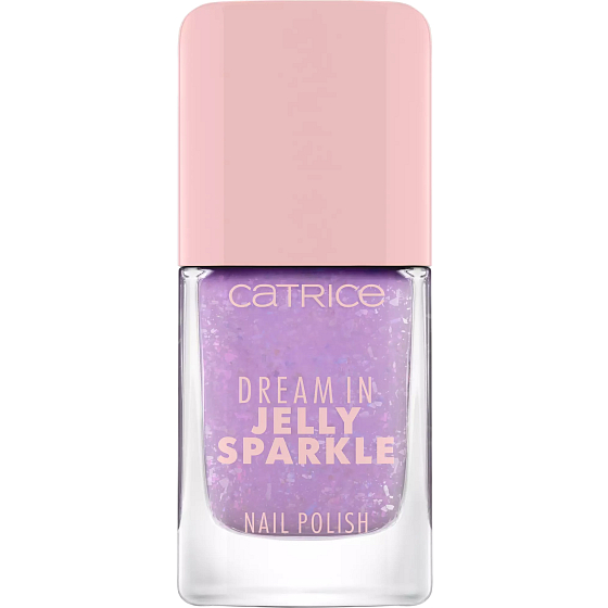 Catrice Dream In Jelly Sparkle lakier do paznokci z błyszczącymi płatkami 040 Jelly Crush 10,5 ml