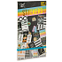 Craft ID Black blok kreatywny ze stickerami 2 x 10 arkuszy 23 x 12 cm