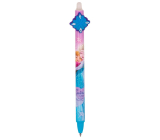Colorino Gumowalne pióro Frozen Włóczka niebieska, niebieski wkład 0,5 mm