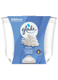 Glade świeca zapachowa Maxi Clean Linen, 204 g
