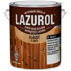 Lazurol Classic S1023 syntetická olejová lazura na dřevo 0000 Bezbarvá 2,5 l