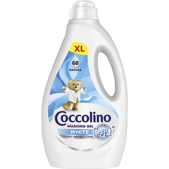Coccolino Care White żel do prania do białych ubrań 68 prań 2,7 l