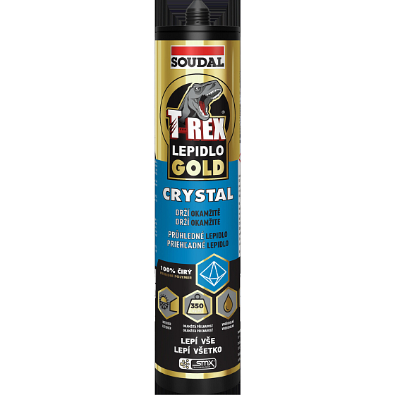 Soudal T-Rex Crystal montażowe klej, przezroczysty, 290 ml