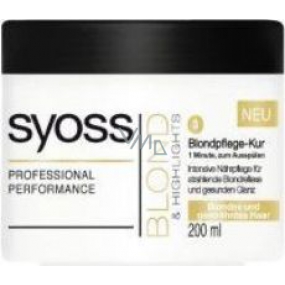 Syoss Blond & Highlights maska na vlasy pro blond a melírovaný vlas 200 ml Syoss Blond & Highlights maska na vlasy pro blond a melírovaný vlas 200 ml
