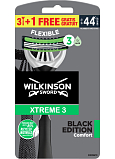 Wilkinson Sword Xtreme3 Black jednorazowy maszynka do golenia, 4 szt.