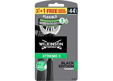 Wilkinson Sword Xtreme3 Black jednorazowy maszynka do golenia, 4 szt.