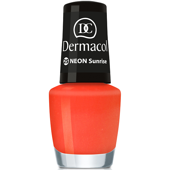 Dermacol Neon Polish Neonový lak na nehty 25 Sunrise 5 ml