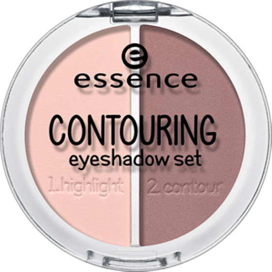 Essence Contouring Eyeshadow Set sada očních stínů 01 Mauve Meets Marshmallows 5 g