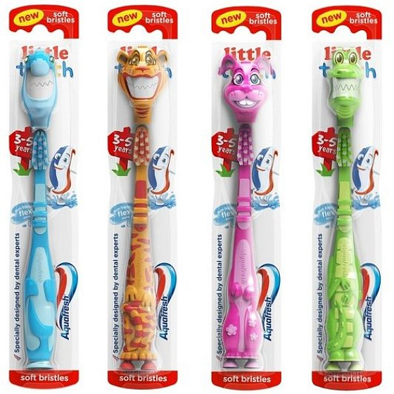 Aquafresh Little Teeth Kids 3-5 let zubní kartáček 1 kus